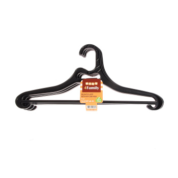 Плечики-вешалка для одежды пластм. НАБОР 3шт р-р 48-50 арт.318 ("Полимербыт")*1/20 Плечики-вешалка для одежды пластм. НАБОР 3шт р-р 48-50 арт.318 ("Полимербыт")*1/20