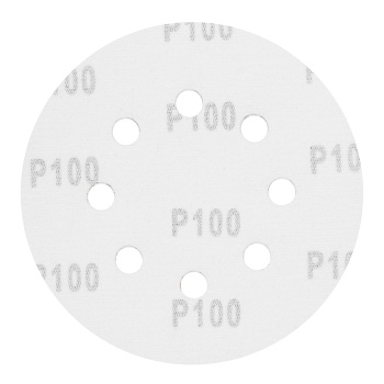 Круги шлифовальные 125 мм P100 8 отв., 5 шт. VIRA