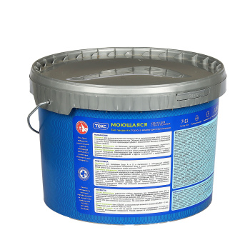 Краска акриловая для стен и потолков 9 л ТЕКС "Профи" моющаяся База A *1/44