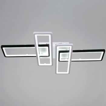 Светильник потолочный светодиодный 03629-0.3-04A WH+BK LED 3000-6500К ПДУ+диммер S=20м2  *1