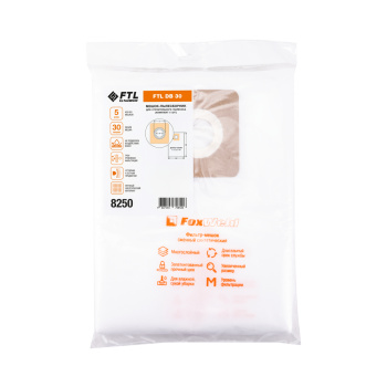 Мешок для пылесоса нетканный 20л (упак.5шт) для VC 20 / DB 20 арт.9768 Foxweld *1 Мешок для пылесоса нетканный 20л (упак.5шт) для VC 20 / DB 20 арт.9768 Foxweld *1