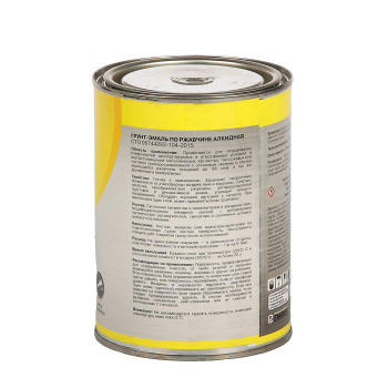 Грунт-эмаль 0.7 кг по ржавчине Первая Цена, черная Грунт-эмаль 0.7 кг по ржавчине Первая Цена, черная