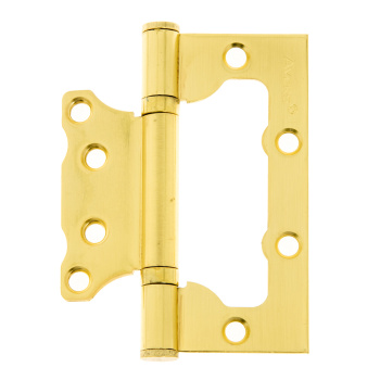 Петля без врезки 100*75*2,5мм ЗОЛОТО матовое GM AVERS *1/20/100