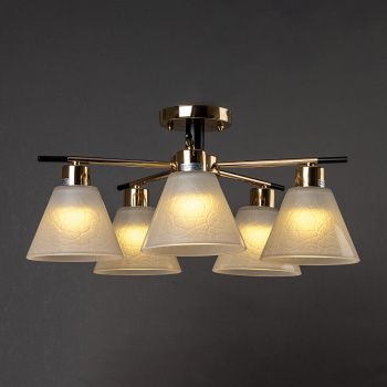 Люстра 09112-3.3-05 FG+BK 40Вт S=30м2  *2