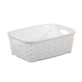 Корзина для хранения пластм. 250х150х72мм арт.835 ("Полимербыт") *1/24 Корзина для хранения пластм. 250х150х72мм арт.835 ("Полимербыт") *1/24