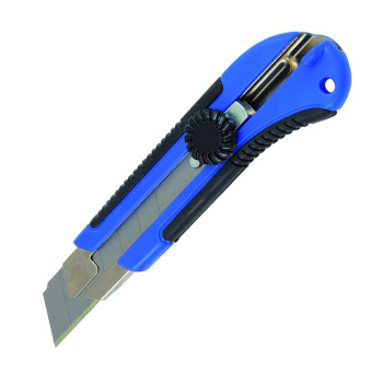 Нож строительный 25мм корпус двухкомпонентный направл.металл фикс.винт (2701010) T4P *1/12/96