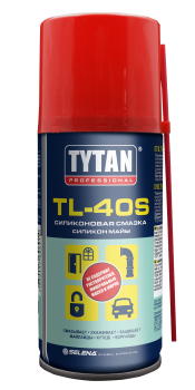 Смазка силиконовая аэрозоль  "TYTAN TL-40S" 150мл 16914  *1/12 Смазка силиконовая аэрозоль  "TYTAN TL-40S" 150мл 16914  *1/12