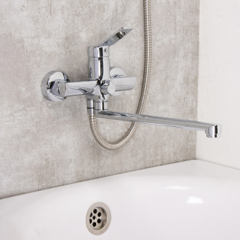 Смеситель для ванны с длинным изливом Milardo Enjoy, хром глянцевый ENJSB00M10 *1