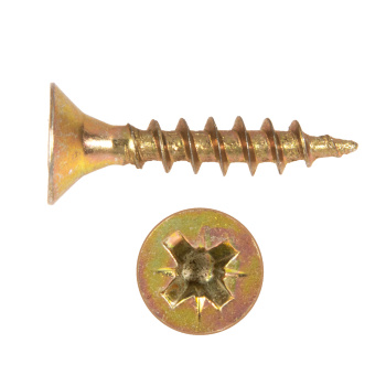 Шурупы жёлтые BROZEX пакет 5*25 (30шт) *10/100 Шурупы жёлтые BROZEX пакет 5*25 (30шт) *10/100