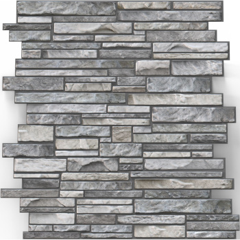 Панель ПВХ 476х475 мм Декокам, самоклеящаяся, камень сумерки, 0.22 м² Панель ПВХ 476х475 мм Декокам, самоклеящаяся, камень сумерки, 0.22 м²