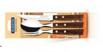 Набор столовых приборов нерж. 3пр./1перс. TRAMONTINA Tradicional 22299/001 *1/12