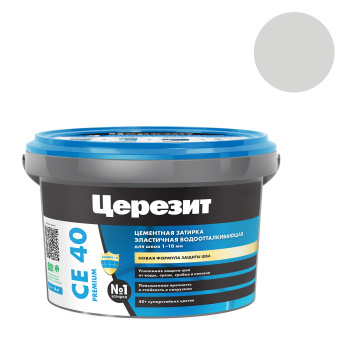 Затирка для швов Церезит CE 40, 2 кг, белый мрамор