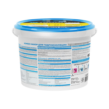 Набор гидроизоляция CL 51 7.5 кг, лента герметизирующая CL 152 8 м Церезит Набор гидроизоляция CL 51 7.5 кг, лента герметизирующая CL 152 8 м Церезит