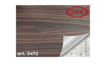 Пленка самоклеящаяся 67см*8м 3472 темное дерево D&B (Китай) *1/6