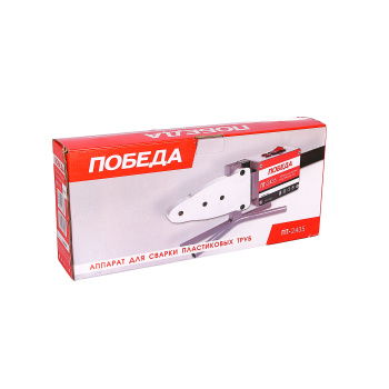 Аппарат для сварки пласт.труб ПОБЕДА ПТ-2435 (2435Вт, 6 насадок,2 мощ. нагр. элем.) кейс *1/10 Аппарат для сварки пласт.труб ПОБЕДА ПТ-2435 (2435Вт, 6 насадок,2 мощ. нагр. элем.) кейс *1/10