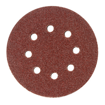 Круг шлифовальный на липучке 125мм  Р60 8 отверстий (5шт) (558005) VIRA *1