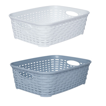 Корзина для хранения пластм. 250х150х72мм арт.835 ("Полимербыт") *1/24 Корзина для хранения пластм. 250х150х72мм арт.835 ("Полимербыт") *1/24