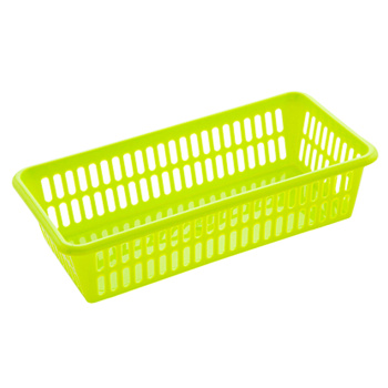 Корзина для хранения пластм. 200х100х48мм арт.330 ("Полимербыт") *1/50 Корзина для хранения пластм. 200х100х48мм арт.330 ("Полимербыт") *1/50