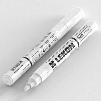 Маркер строительный меловой по стеклу белый арт.014594 LEKON MEL*8/96/768