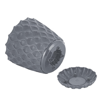 Кашпо пластм. "Wave"  1,4л d верха 145мм h132мм с поддоном Вулканический сер IG650110026 *1/10 Кашпо пластм. "Wave"  1,4л d верха 145мм h132мм с поддоном Вулканический сер IG650110026 *1/10