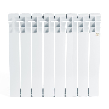 Радиатор алюминиевый 8 секций STI, 500 мм, белый