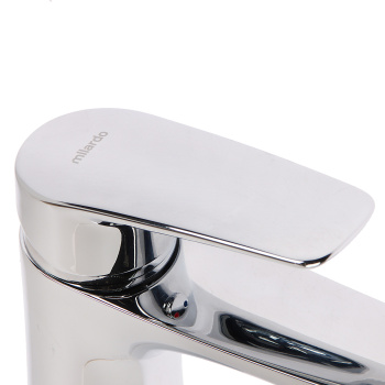 Смеситель для умывальника Milardo Horizont HORSB00M01, короткий излив, рычажный