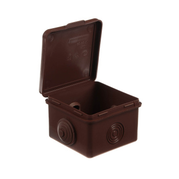 Коробка распаячная 4 вх. ОП D65х65х50мм IP54 букTDM SQ1401-0611 инд. штр-код *1/45