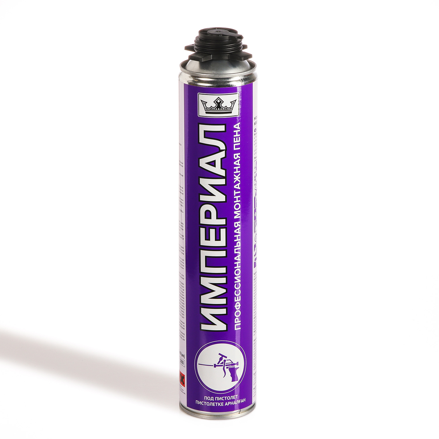 Пена монтажная профессиональная ТехноНиколь Империал GUN, всесезонная, 600 мл: купить в Перми по цене 330 рублей/штука